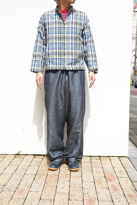 C.M.P.Y 24YR BLUE Linen×Banboo 34inch
