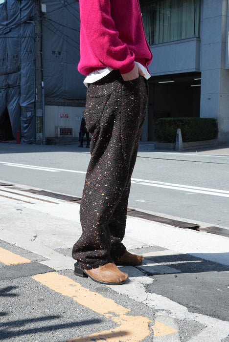HAPPYEND Rikke easy pants HOKKORI choco