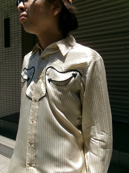 70s Unknown satin Western shirt