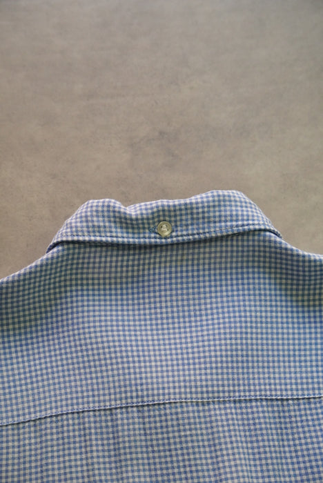 60s Amberley gingham B.D.shirt