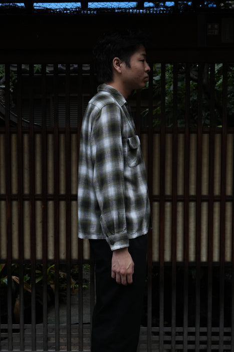 60s Sears printed flannel shirt