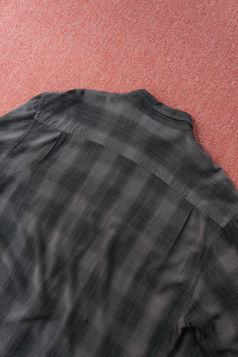 00s Calvin Klein rayon check shirt
