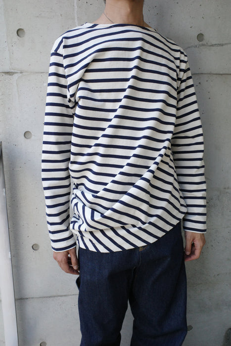 NAM Banana Basque Shirts WHITE/NAVY size1