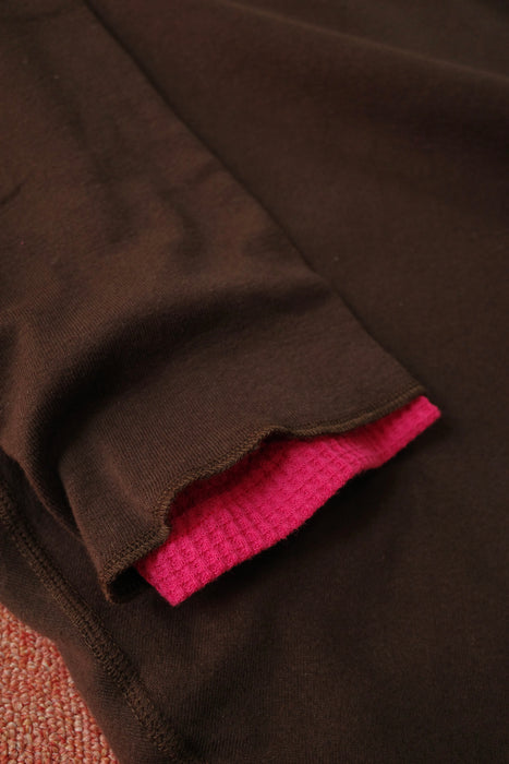 NAM Banana Ensemble Tee Brown/Pink size1