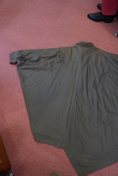 80s ISSEY MIYAKE oild cotton WIND COAT