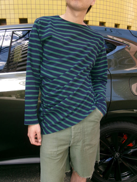 NAM Banana Basque Shirts NAVY/GREEN size1