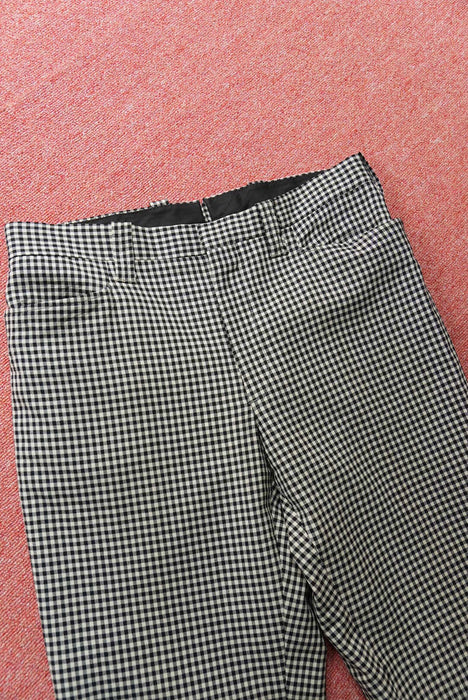 6.70s Don Poker gingham tapered slacks