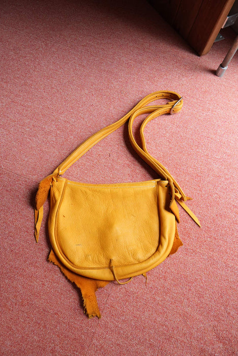 deerskin shoulder bag