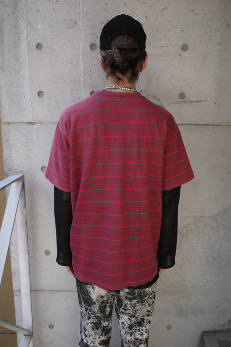 80s STUSSY multi border tee