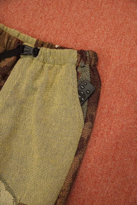 remake jaquard cargo pants