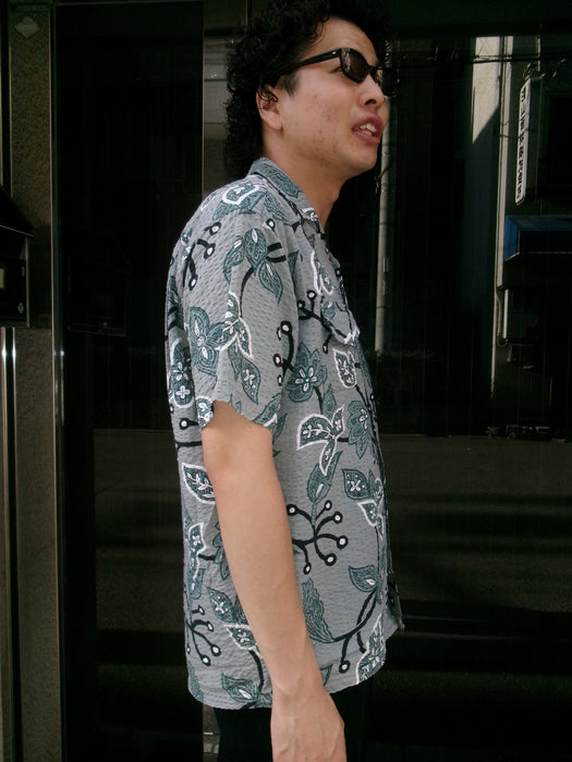 90s STUSSY seersucker aloha