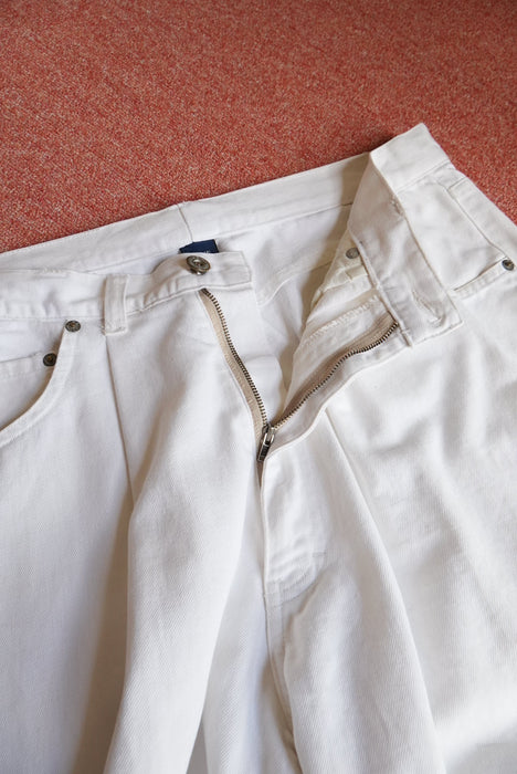 90s POLO SPORTSMAN white denim