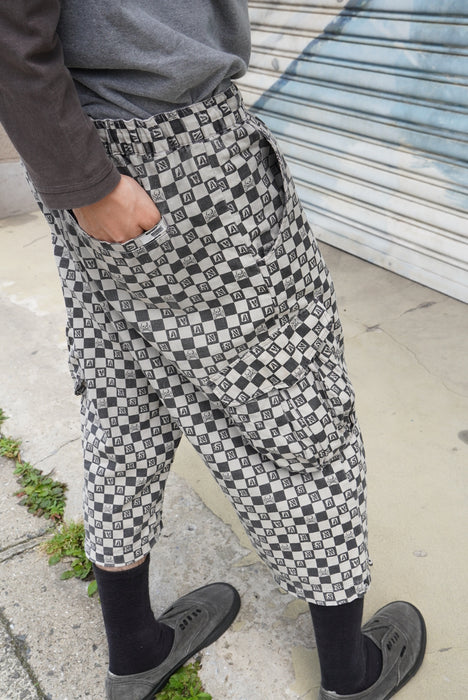 90s VANS checker cropped pants