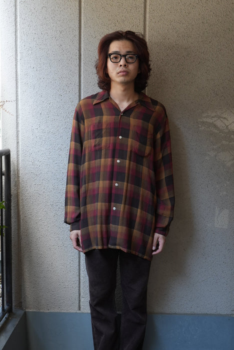 70s TOWN CRAFT rayon shirts