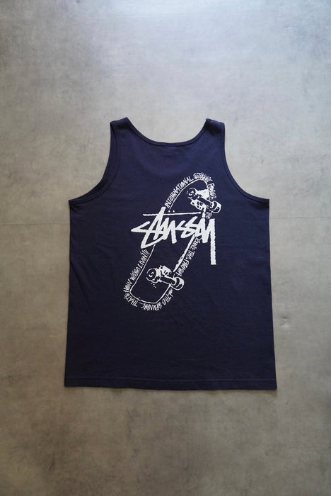 00s STUSSY skateboard tanktop