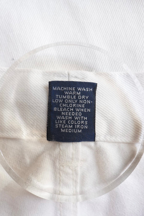 90s POLO SPORTSMAN white denim