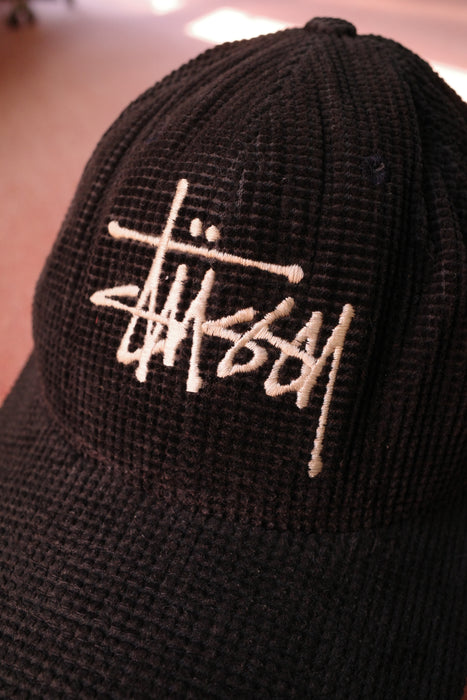 90s Stussy hats dice corduroy cap "USA"