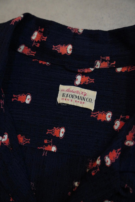 50s B.FORMAN Edo rayon shirts