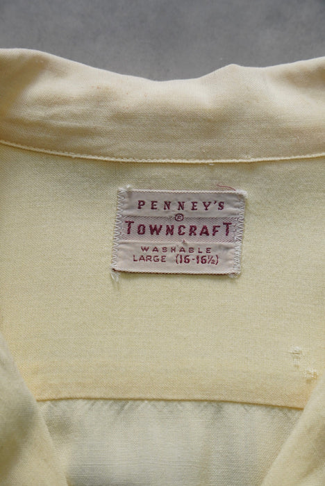 50s TOWNCRAFT rayon shirt