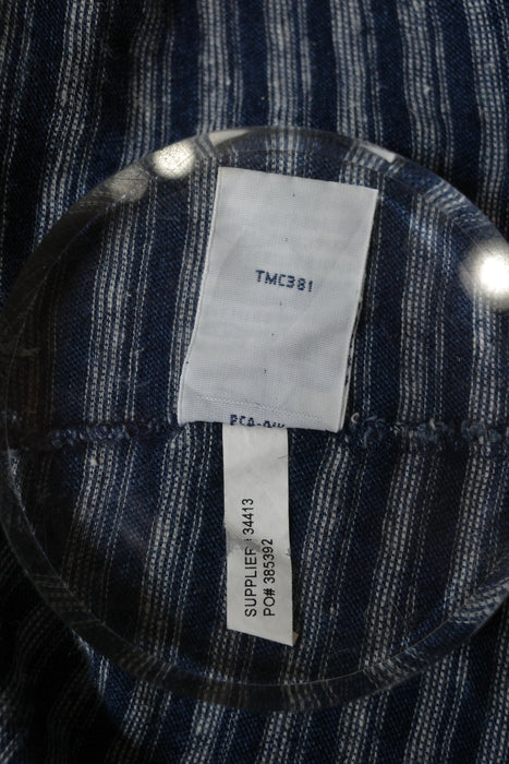 90s Ralph Lauren linen×cotton border tee