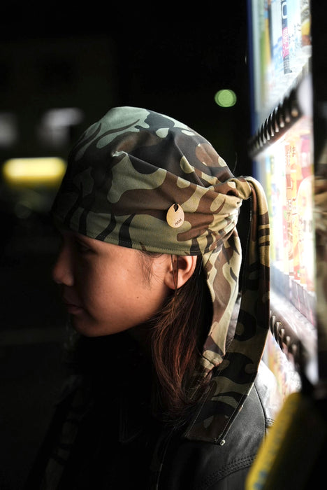 NAM HEAD APRON FIRE CAMO KHAKI