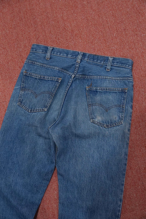 80s Levi's 646 flare denim