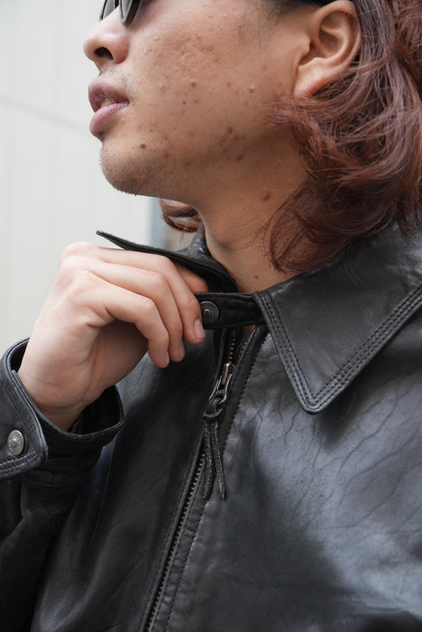 90s TOMMY HILIGER leather jacket