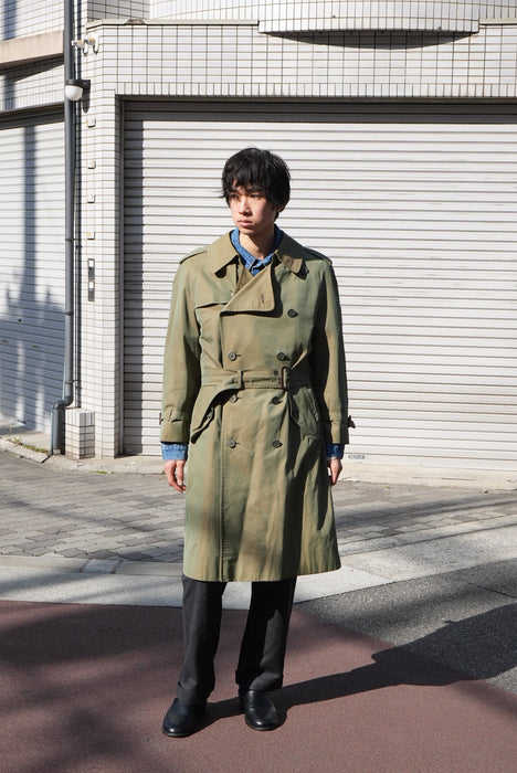 80s Burberrys’ 玉虫 trench coat