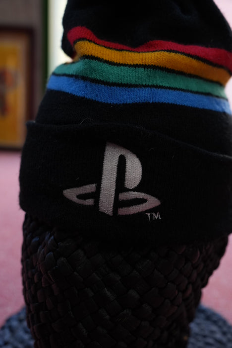 00s PlayStation ponpon knit cap