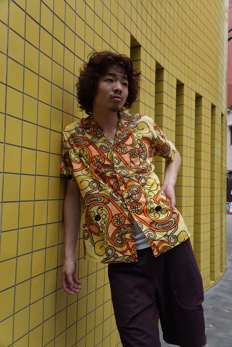 80s LIVIO DE SIMONE tribalpattern shirts