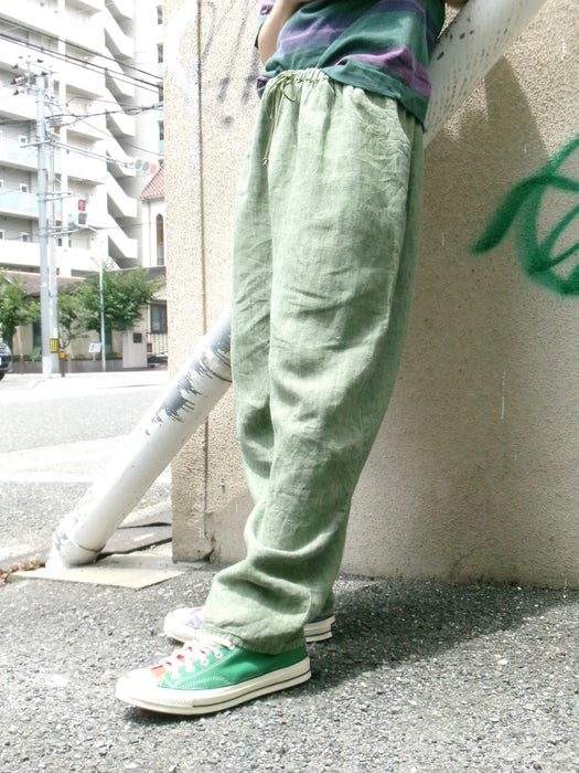 90s FLAX easy linen pants