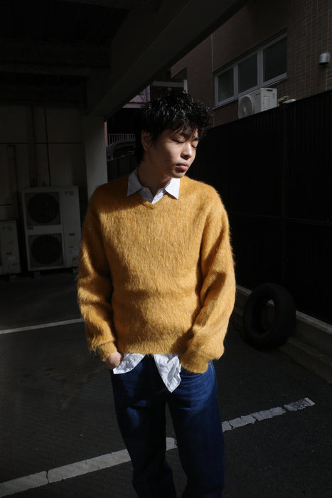 60s SEARS mohair v-neck sweater