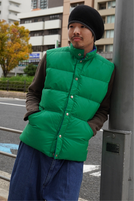 80s GERRY reversible down vest