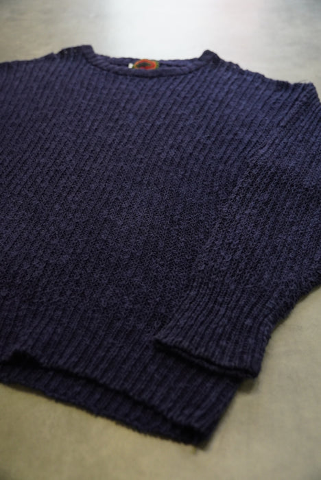 90s low-gauge linen knit