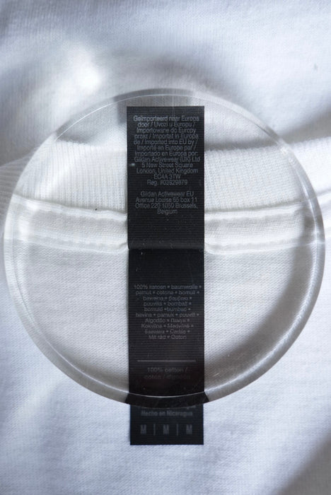 は地元で買いましょう Tee 白