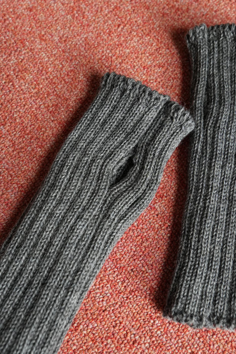 LEUCTFEUR GLOVES FINGERLESS Grau