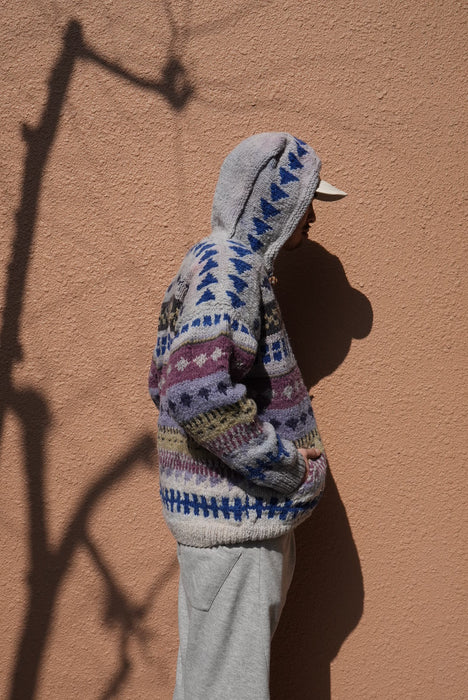 80s Foreign Affair Ecuador knit hoodie