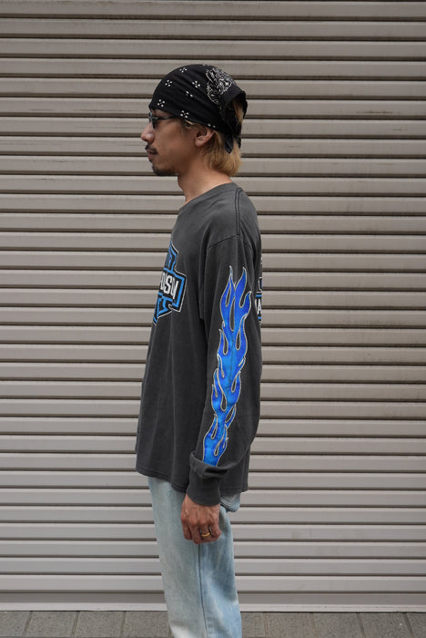90s HARLEY-DAVIDSON blue frame tee