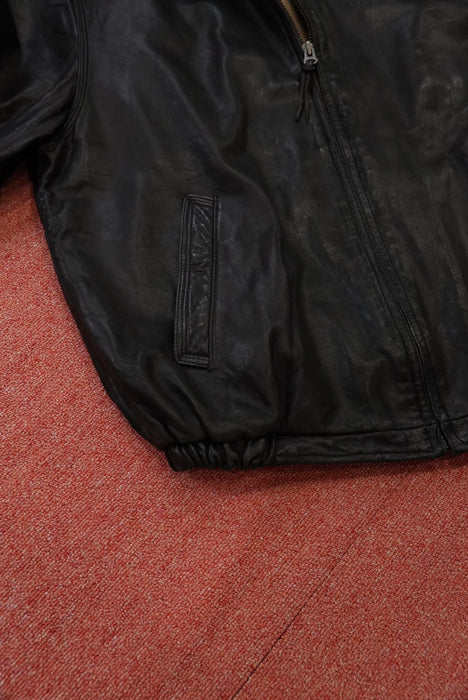 90s TOMMY HILIGER leather jacket