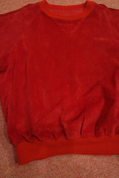 00s BREIER of AMSTERDAM suede sweat