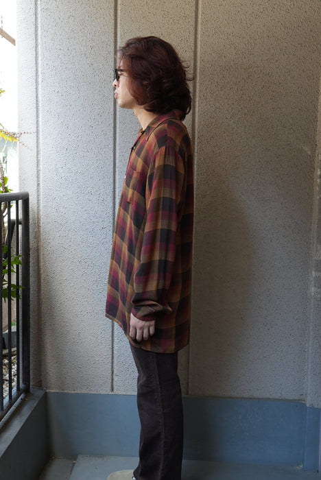70s TOWN CRAFT rayon shirts