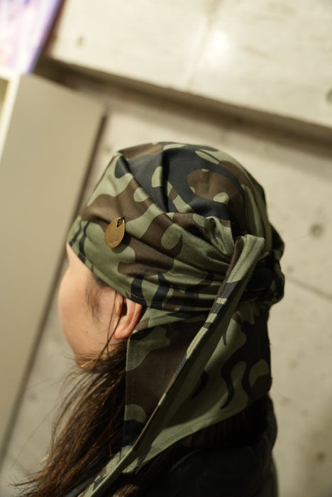 NAM HEAD APRON FIRE CAMO KHAKI