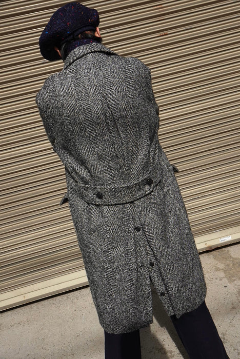 EMPORIO ARMANI virgin wool×alpaca coat