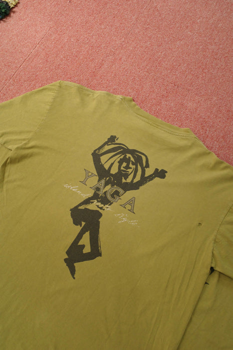 90s YAGA print long sleeve tee