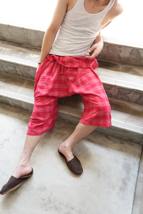 90s tartan Thailand pants