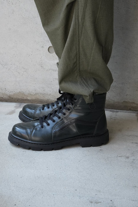 VANS glass leather SK8-HI "commando sole"