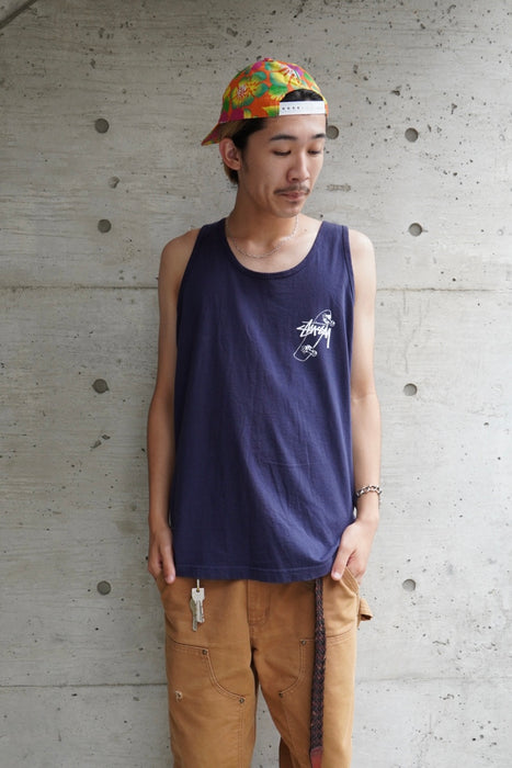 00s STUSSY skateboard tanktop