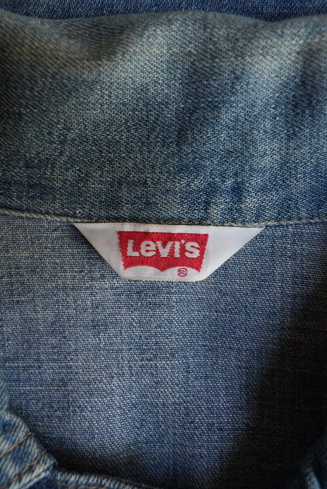 70s Levi's chambray shirt jacket