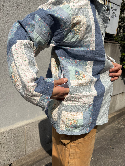 Remake patchwork batik jacket