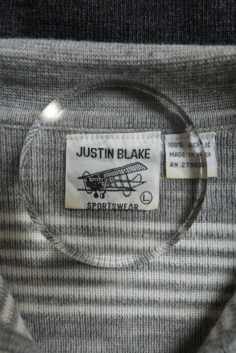 80s JUSTIN BLAKE skipper knit